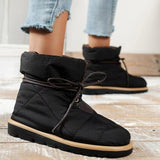 Chicdear Black Casual Patchwork Solid Color Round Keep Warm Comfortable Shoes